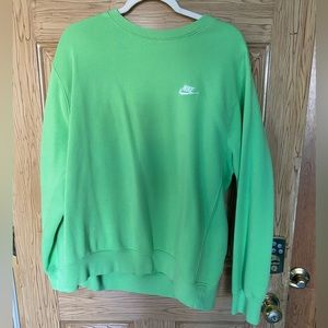 Lime Green Nike Pullover
